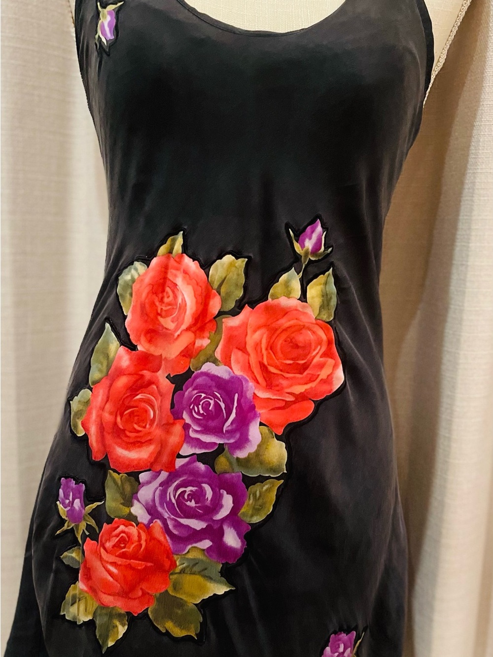Vintage Y2K Era Victoria’s Secret Washed Silk Mini Slip Dress.